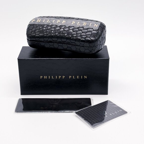 NEW PHILIPP PLEIN STUD SPP076V 400G GOLD MEN SUNGLASSES PHILIPP PLEIN - Picture 11 of 11